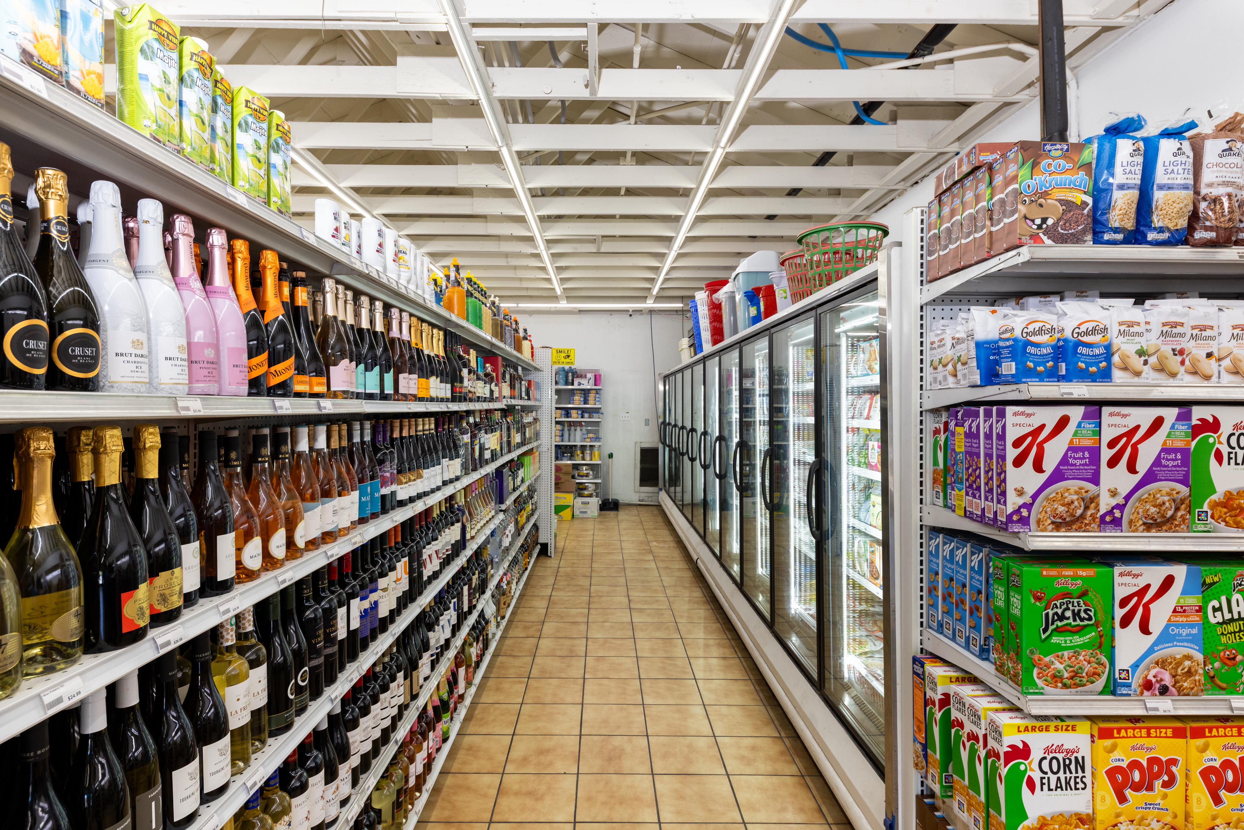 Beverage and Cereal Selection